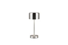 TRIO Reality R59151107 JEFF dotyková stolná lampička SMD LED 1,5W/120lm 3000K nikel matná, čierna, nabíjateľná batéria, USB-C port
