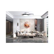 Immax 07143-GR60 NEO RONDATE stropné svietidlo LED D600mm 50W/3500lm 2700-6500K šedá, diaľkové ovládanie