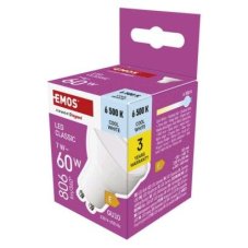 Emos ZQ8E44 LED žiarovka GU10 CLASSIC MR16 7W 806lm 6500K