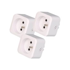 IMMAX 07786C NEO LITE Inteligentná vnútorná zásuvka s kolíkom v3 typ E 255V 55x55x75mm tri kusy v balení