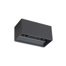 Ideal lux 313412 OUTDOOR ATOM vonkajšie nástenné svietidlo LED 25W 2100/1340lm 3000K IP54 antracitová