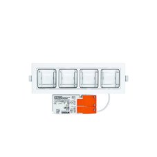 Sylvania 2021692 zápustné svietidlo Optix Recessed 4 Cells 4000K hliník