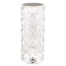 GLOBO 28071 GIXI stolná lampička V210mm LED 1,5W/50lm 2700+4000+6500K efekt číreho krištáľu, vrátane batérie 800 mAh 3,7V, USB kábel