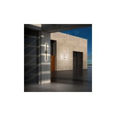 Ideal lux 313481 OUTDOOR LINEA vonkajšie nástenné svietidlo LED 20W 1950/1570lm 3000K IP54 kávová