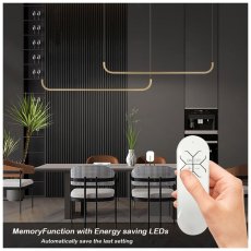 IMMAX 07228L NEO LITE PATTINI double Inteligentné závesné svietidlo 53W 3640lm zlatá