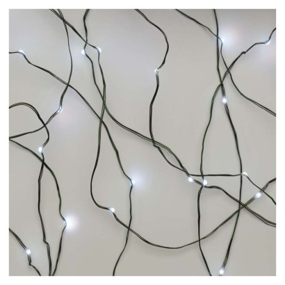 D3AC04 EMOS NANO vánoční řetěz 75 LED, zelený drát, 7,5m, časovač, studená bílá, IP44