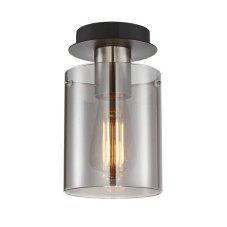 ITALUX SPL-5581-1SC-SC-SG Sardo stropné svietidlo 1xE27 D130mm saténový nikel, šedá