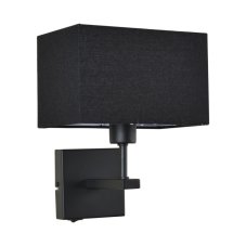 Italux WL-1122-1-A-BM-RC-BL nástenné svietidlo Norte 1x60W E27 čierna
