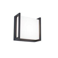 LUTEC 5195404118 QUBO exteriérové nástenné svietidlo LED 9,5W/850lm 4000K IP54 tmavošedá