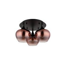 GLOBO 15548-3DG MAXY stropné svietidlo D450mm 3xE27 čierna, medená