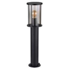 GLOBO 31362 GRACEY vonkajšie stojanové svietidlo/stĺpik V600mm 1xE27 IP54 matná čierna, dymová