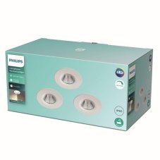 Philips Dive LED SL261 Zápustné svítidlo do koupelny kruhové 5,5W/350lm 85mm 2700K IP65 bílá 3-set