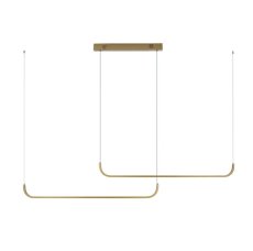 IMMAX 07228L NEO LITE PATTINI double Inteligentné závesné svietidlo 53W 3640lm zlatá
