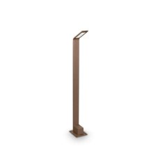 Ideal lux 326740 OUTDOOR AGOS vonkajšie stojanové svietidlo/stĺpik LED V800mm 6,5W 730/620lm 4000K IP54 kávová