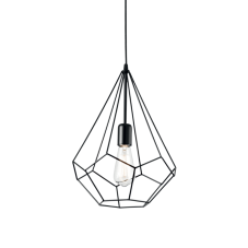 Závesné svietidlo Ideal lux 148175 AMPOLLA-3 SP1 NERO 1xE27 60W čierna