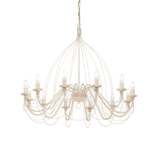 Závesné svietidlo/Luster Ideal lux 097664 CORTE SP12 BIANCO ANTICO 12xE14 40W