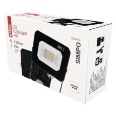 Emos ZS2313 exteriérový  LED reflektor  SIMPO se senzorem 10W 1000lm 4000K IP44