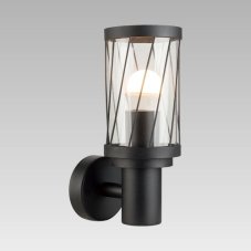 PREZENT 61037 COPENHAGEN exteriérové nástenné svietidlo 1xE27/40W,IP44,matná čierna
