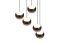 TRIO SELECT 344430532 ORBIT závesné svietidlo D300mm SMD LED 5x8W/960lm 2300+3000+4000K čierna matná, kávová, switchdimmer