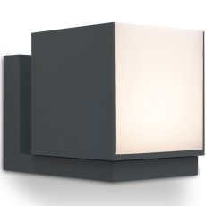 5193803118 LUTEC CUBA venkovní nástěnné LED otočné svítidlo 12W 500lm 3000K tmavá šedá IP54