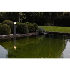 LUTEC 7196301118 FELE exteriérový záhradný stĺpik LED 13,5W 1000lm 3000K IP54 tmavá šedá