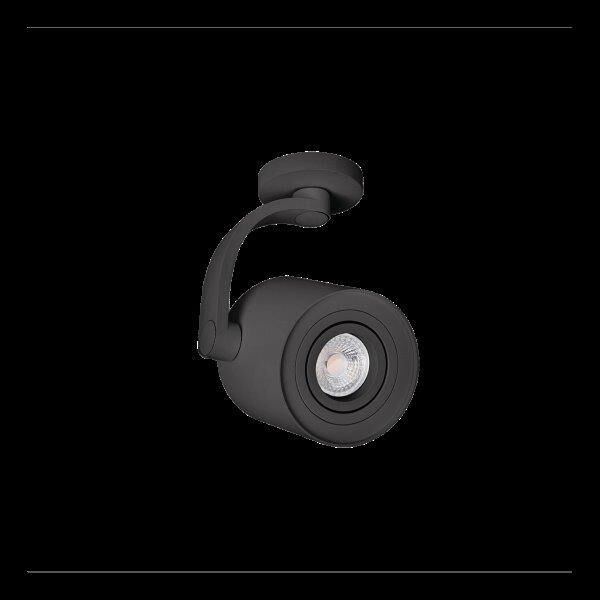 AZzardo AZ3499 Technoline BROSS ARM BLACK přisazené bodové svítidlo / spot 1xGU10 35W IP20 černá