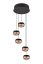 TRIO SELECT 344430532 ORBIT závesné svietidlo D300mm SMD LED 5x8W/960lm 2300+3000+4000K čierna matná, kávová, switchdimmer