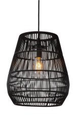 LUCIDE 03844/01/30 NERIDA vonkajšie závesné svietidlo 1xE27 D350mm IP44 čierna