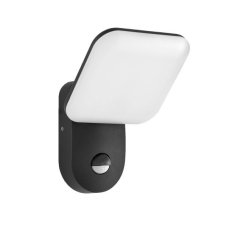 ITALUX OWL-6206-S-4K Nammi vonkajšie nástenné svietidlo so senzorom LED 12W/989lm 4000K IP54 čierna