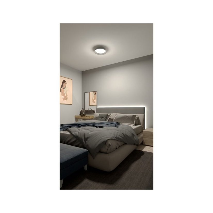 Philips UltraEfficient 8720169300996 Fleta stropné svietidlo D350mm LED 10W/1950lm 4000K priehľadná, SceneSwitch