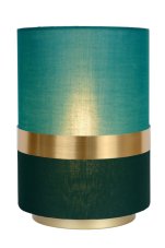 LUCIDE 10508/01/33 EXTRAVAGANZA TUSSE stolná lampička V220mm 1xE14 zelená, mosadz