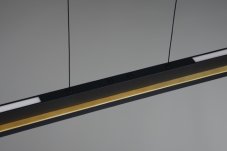 TRIO 346710180 EMERSON závesné svietidlo SMD LED 22W/2500lm 2700-5000K čierna matná