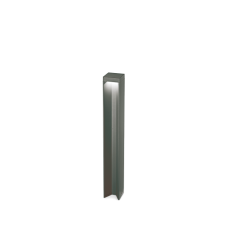 Ideal Lux 306834 KURT vonkajšie stojanové svietidlo/záhradný stĺpik LED V650mm 12W 950/240lm 3000K antracitová