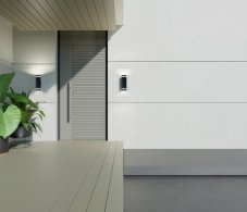 ITALUX OWL-2067-2-3K Fondo vonkajšie nástenné svietidlo LED 14W/915lm 3000K IP54 čierna