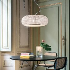 Závesné svietidlo Ideal lux 082196 PASHA SP10 CROMO 10xE14 40W