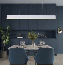Immax 07157-W120X NEO MILANO závěsné lineární svítidlo LED 1200mm 40W/2824lm 2700-6500K RGB, zlatá