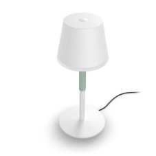 8719514404571 Philips HUE Go prenosná dotyková stolná lampička LED 36cm 6,2W/530lm CCT RGB IP54 biela bluetooth vrátane batérie