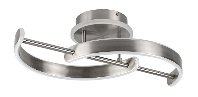 RABALUX 71052 Jarnelle stropné svietidlo LED 30W/2150lm 3000K saténová chrómová, biela