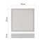 Emos ZM6145 LED NEXXO stropní/nástěnné přisazené klasické svítidlo čtverec 225 × 225 × 42 mm 21W 1900lm 4000K bílá