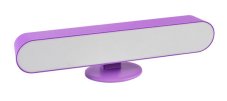 RABALUX 76017 Parker dekoračná stolná lampa LED nabíjacia V270mm 3W RGB fialová, biela, stmievateľné, diaľkový ovládač, vrátane batérie CR2026