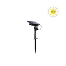 Philips 8720169362246 Ashlyn solárne zapichovacie svietidlo/reflektor LED V187mm + hrot203mm 1,4W/150lm 2700K IP44 čierna