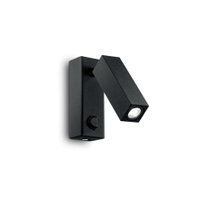 Nástěnné svítidlo Ideal lux 142241 PAGE AP1 SQUARE NERO 1xLED 3W / 210lm 3000K černá