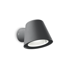 Exteriérové nástenné svietidlo Ideal lux 091525 GAS AP1 ANTRACITE 1xGU10 28W IP43
