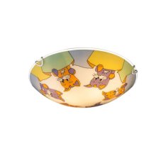 GLOBO 40606 KIDDY stropné svietidlo detský motív D300mm 2xE27 viacfarebné