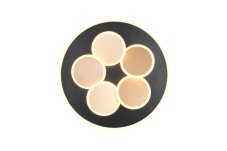 TRIO 653210680 MANDALA stropné svietidlo D490mm SMD LED 35W/4200lm 2700-6500K čierno zlatá, diaľkový ovládač