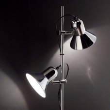 Stojanové svietidlo Ideal lux 061122 POLLY PT2 CROMO 2xE27 60W