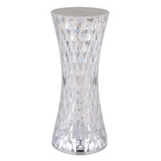 GLOBO 28073 GIXI stolná lampička V185mm LED 1,5 RGBW efekt číreho krištáľu, vrátane batérie 800 mAh 3,7V, USB kábel, ON/OFF