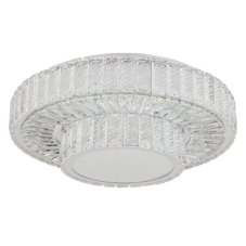 GLOBO 67162-50D MUCKY stropné svietidlo D500mm LED 50W/3965lm 2700-6000K chrómová, priehľadná, diaľkový ovládač
