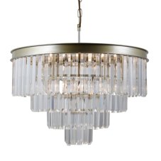 Italux PND-44372-8-CHMP-GLD závěsné svítidlo Verdes D560mm 8x40W E14 champagne zlatá