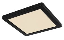 GLOBO 12380-18B LASSE stropné svietidlo LED 215x215mm 18W/1400lm 3000/4000/6500K čierna, opál